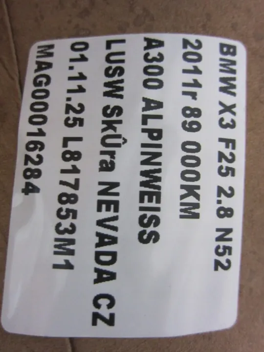 BMW X3 F25 Takfoder OEM 7289377 Himmelgrau Panorama image 10