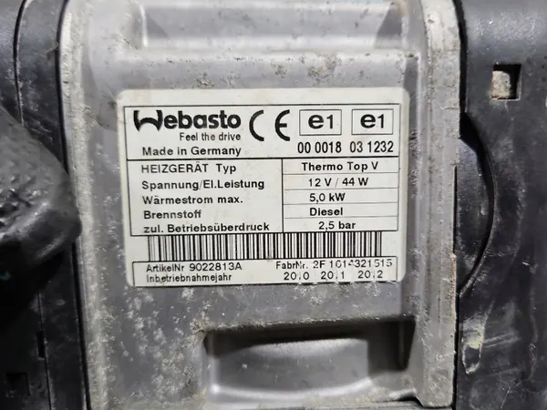 OEM IMPRK1470047 Webasto Diesellämmitys Ford S-MAX:lle image 9