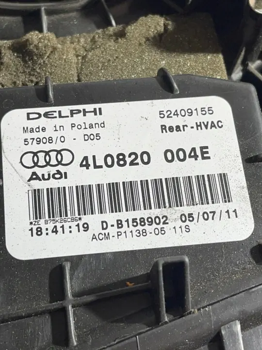 Heizungsgehäuse Heck Audi Q7 OEM 4L0820004E image 3