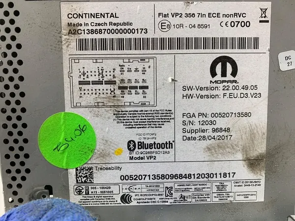 Rádio de navegação FIAT TIPO Reprodutor multimédia image 4