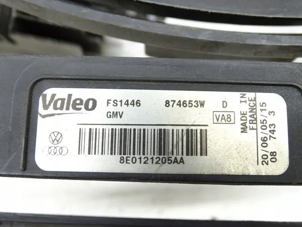 Ventilateur de radiateur avec module Audi A4 B7 OEM 8E0121205AA image 5