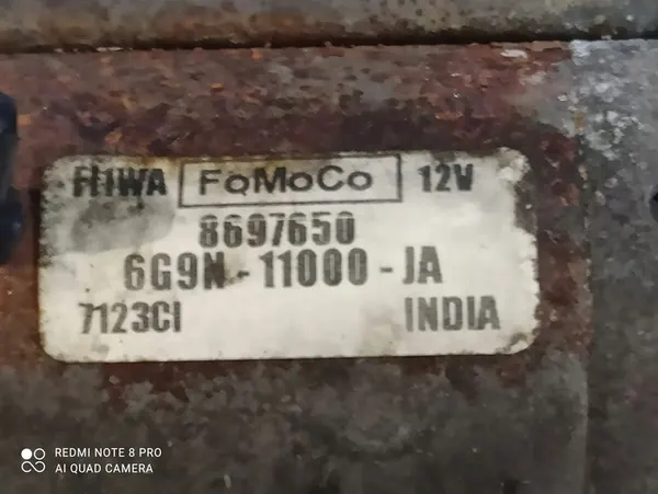 Motor de arranque Volvo V50 1.8L 2006 OEM 6911000 image 4