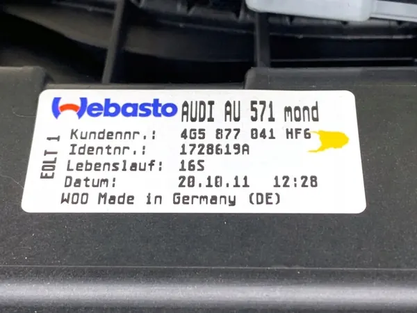 Schiebedach OEM 4G5877041 für Audi A6 C7 Limousine 2010-2018 image 4