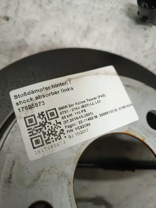 Bromsokset bak OEM 6883035 för BMW 2 F45 image 4