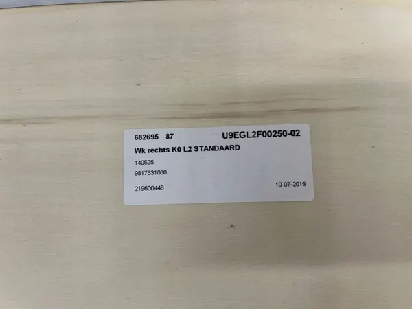 OEM 9817531080 Vänster hjulhus för Vivaro C image 6