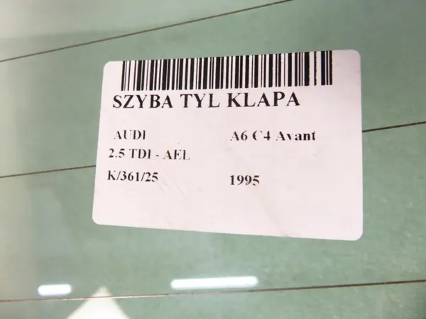 Luna Trasera OEM SZYBA TYLNA AUDI A6 C4 KOMBI image 4