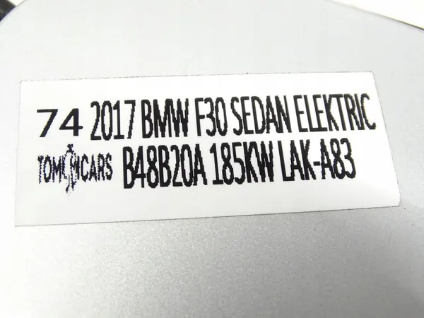 Couvercle Base Prise Charge BMW F30/F32 OEM 7368306 image 4
