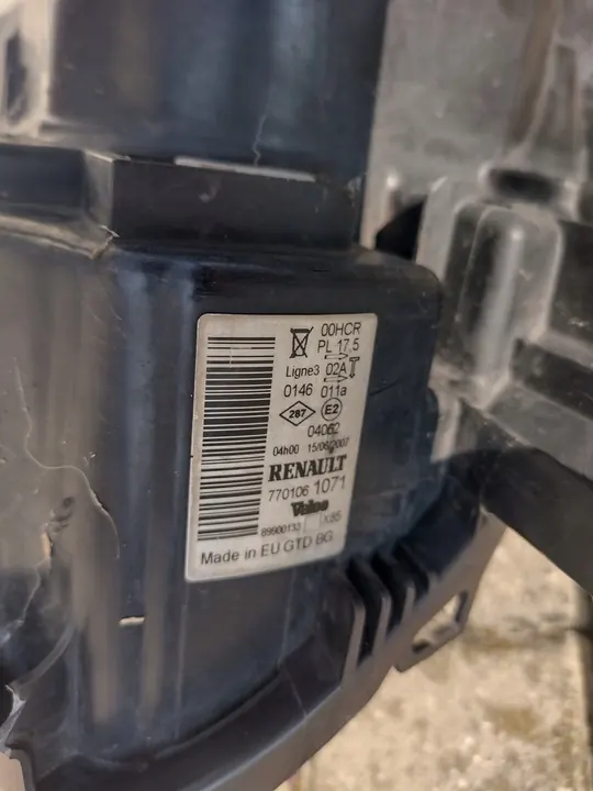 Farol esquerdo Renault Clio 3 III 05-08 7701061071 image 5
