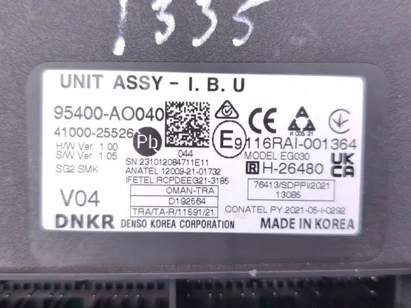 Module immobilisateur Kia Niro 2024 OEM 95400A0040 image 8