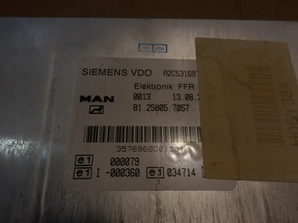 Controlador motor MAN TGA 18.430 316CV 2006 OEM 81258057057 image 3