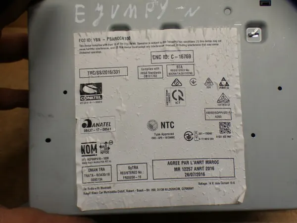 Radio Navigation OEM 9833499580 für Peugeot Citroen image 5
