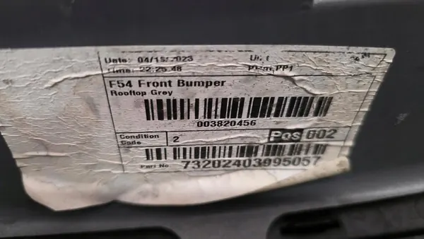 Pare-chocs avant MINI Clubman F54 LCI PDC B47 image 10
