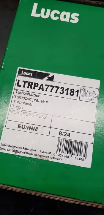 Turbocompresor LTRPA7773181 Lucas image 8