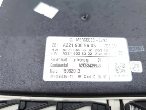 Module suspension air Mercedes A2219009603 image 7