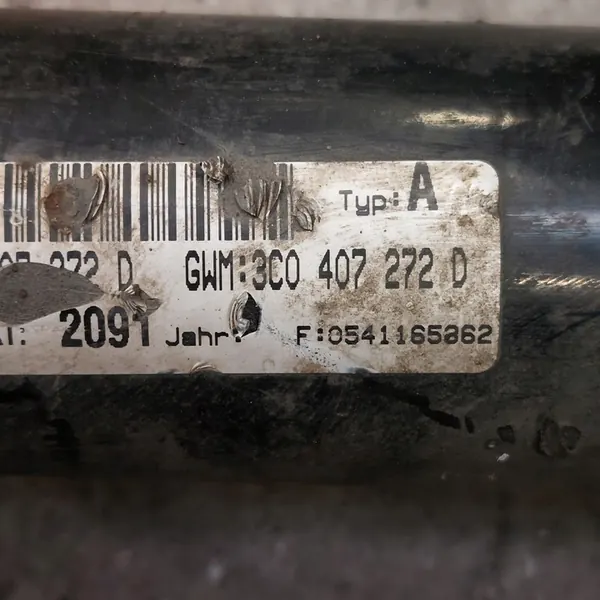 VOLKSWAGEN PASSAT CC 2.0 FSI Höger Halvaxel 3C0407272D image 6