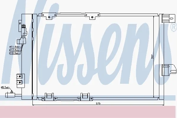 Nissens 94384 Ilmastointikondensaattori image 9