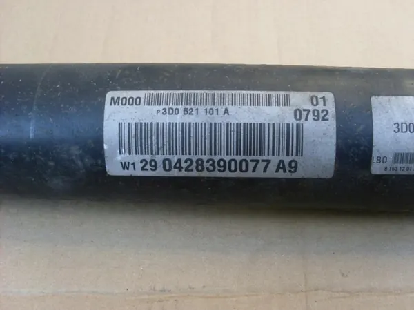 OEM 3D0521101A Vetoakseli VW Phaeton 3.2 V6 image 3