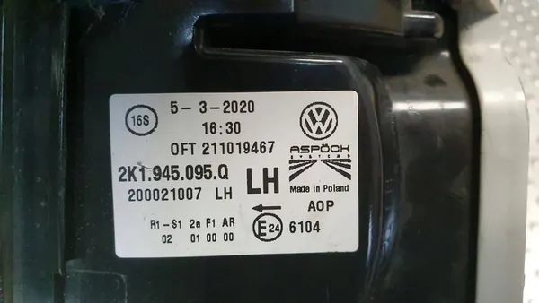Luz Trasera Izquierda VW Caddy III 15- 2K1945095Q image 7