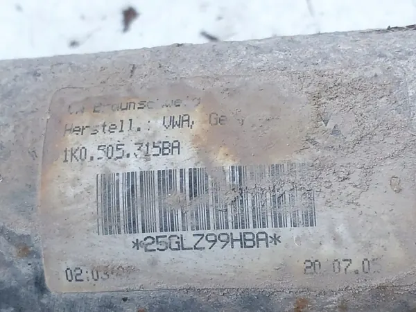 OEM 1K0505315BA Taka-akselin jousituspalkki VW Touran I image 5