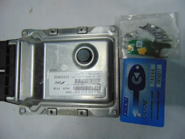 FIAT 500 1.2 8V Ensemble de Démarrage Ordinateur Clé BSI image 3