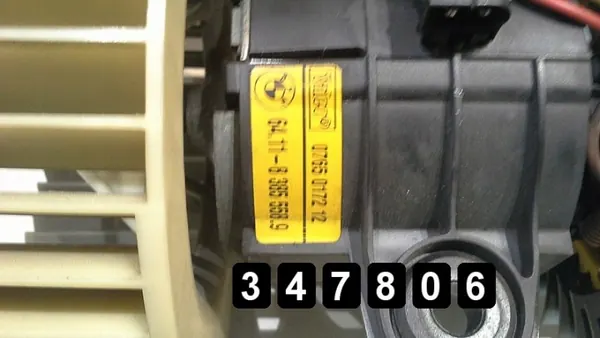 Land Rover Verwarmingsventilator OEM AM-347806 Gebruikt image 3