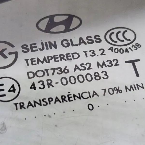Vitre latérale arrière droite OEM DOT736AS2M32 Hyundai i30 II image 8