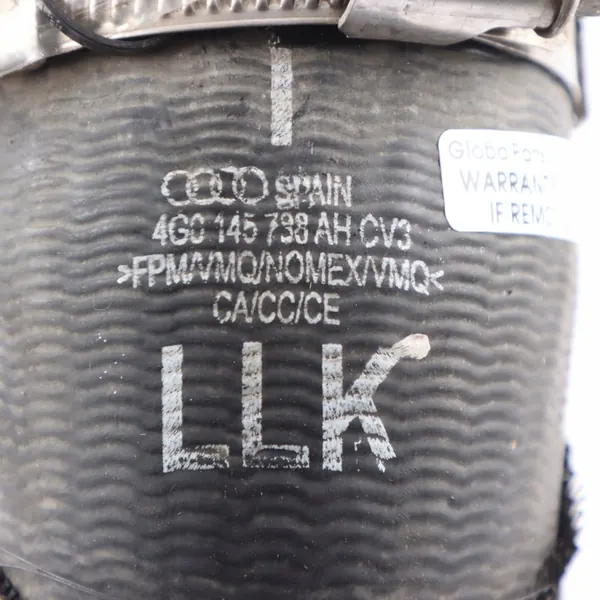 Audi A7 4G 3.0 TDI Intercooler Hose Right 4G0145738AH image 9