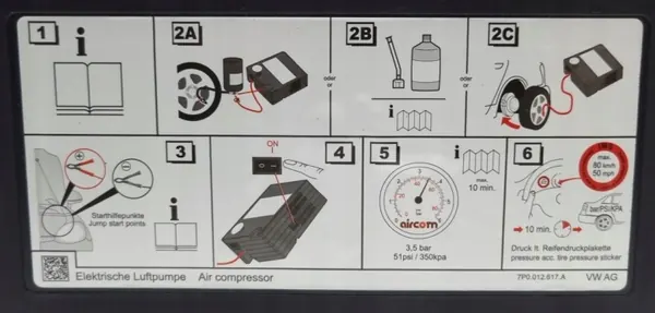 Pompe à compresseur Audi OE 7P0012617A d'occasion image 8
