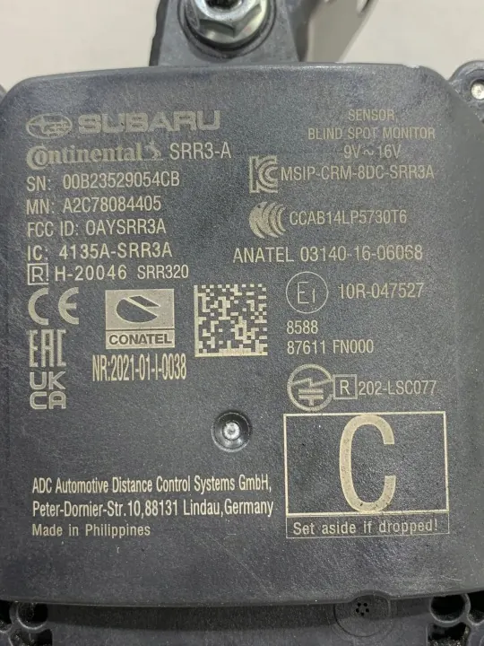 Module BSM/BLIS Subaru Outback OEM 87611FN000 image 6