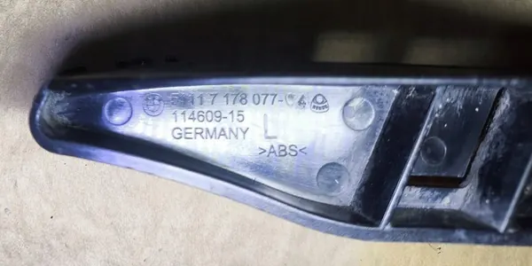 Scivolo di montaggio paraurti anteriore sinistro BMW 5 E60N E61N 51117178077 image 3