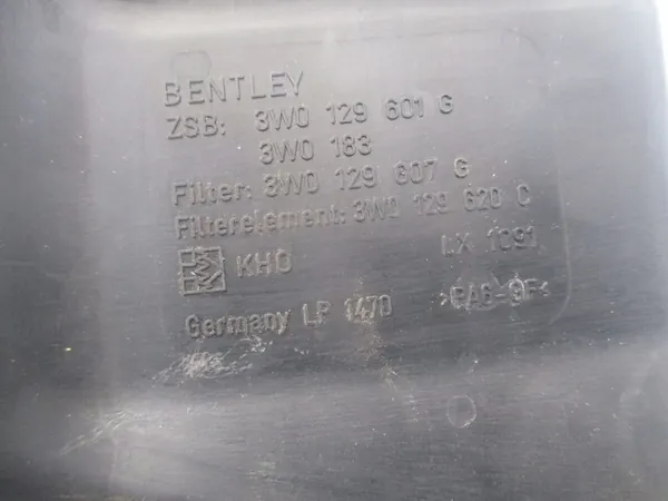 BENTLEY CONTINENTAL GT Ilmansuodattimen Kotelo image 5