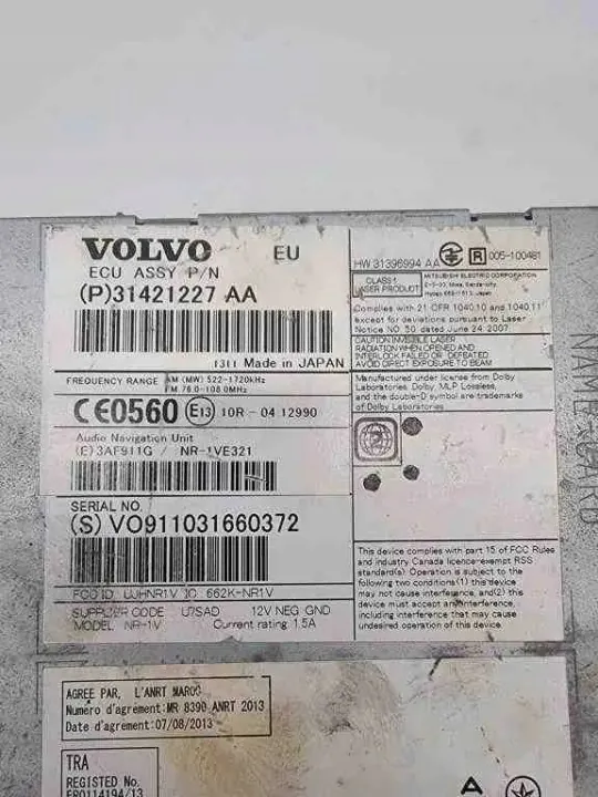 Changer CD Volvo OE 31421227AA d'occasion S60 II image 4
