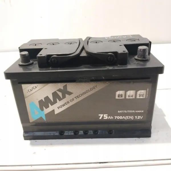 4MAX Ecoline 75Ah 700A Accu - Rechter + Pool image 2