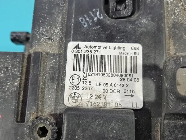 Farol esquerdo Bi-Xenon BMW X3 E83 06-10 OEM 7162191 image 8