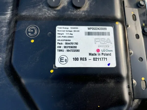 OEM 9847232080 Accu voor Peugeot 308 III Hybride 1.6 THP image 6