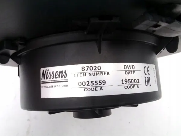 Ventilador interior Nissens 87020 - Estado usado image 3