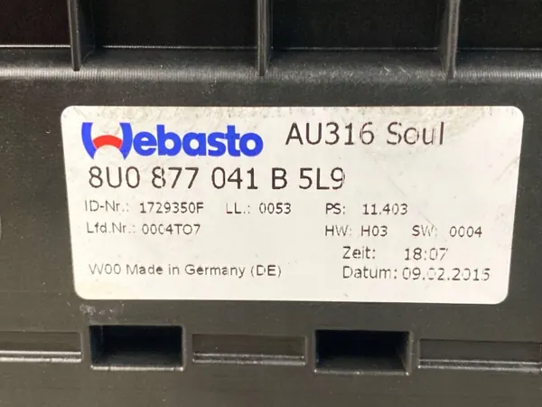 Techo solar Audi Q3 8U completo OEM DAL33268 image 8