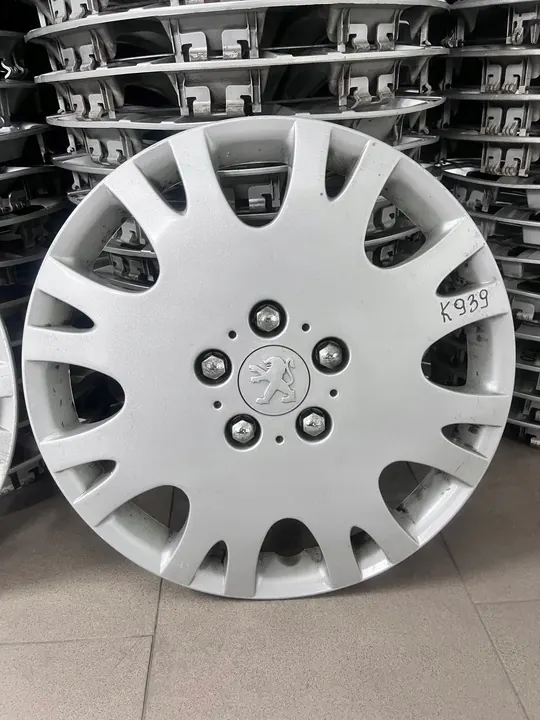 Peugeot Velgdeksels 16" Zilver OE image 5