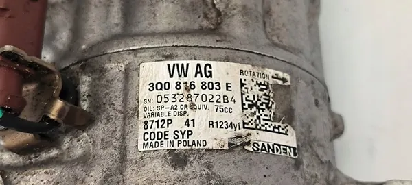 Ilmastointikompressori SKODA KAMIQ 3Q0816803E image 6