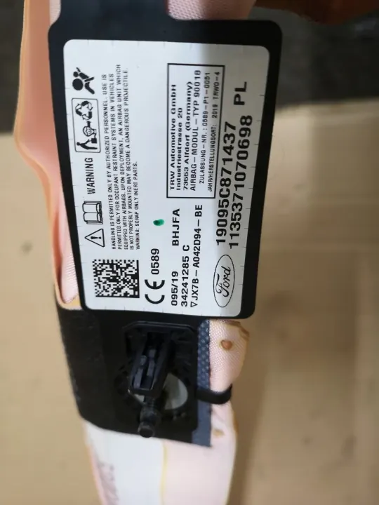 Airbag de cortina derecho Ford OE JX7B-A042D94-BE image 4