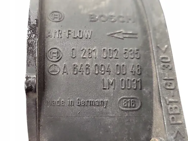 Luftmassenmesser MERCEDES-BENZ C (W203) 2.2L Diesel image 4