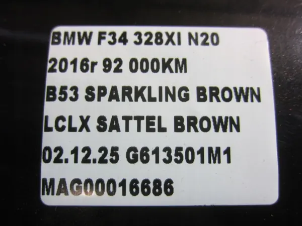 Tapa de combustible BMW 3 F34 OEM 51177278405 - Marrón brillante image 10