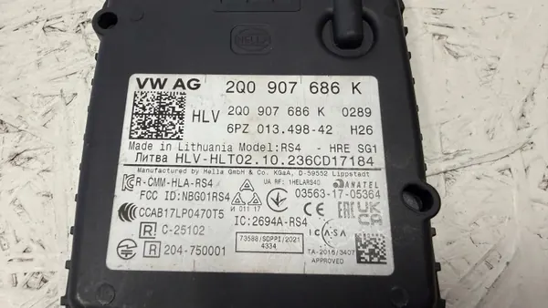 Radar d'assistance de voie OEM 2Q0907686K VW Audi Skoda image 5