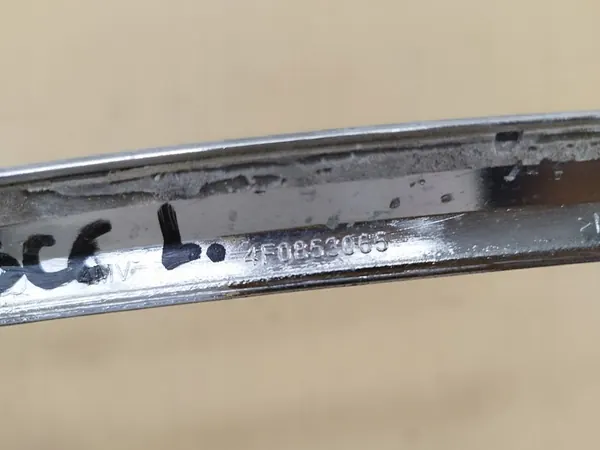 Audi A6 C6 Puskuri Kromilista Vasemmalle + Oikealle 2005-2008 OEM image 7