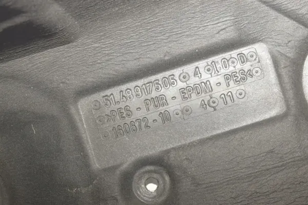 Geluidisolatie BMW X3 F25 OEM 51489175054 image 4