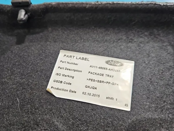 Prateleira traseira OEM IMPRK1542480 para Ford B-Max 2012-2017 image 3