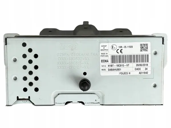 Ford Fiesta MK8 2019 Navigationsradio Läsare H1BT-18C815-VT image 2
