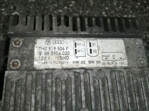 VW T5 Fläktmodul OEM 7H0919506F - Begagnad image 3
