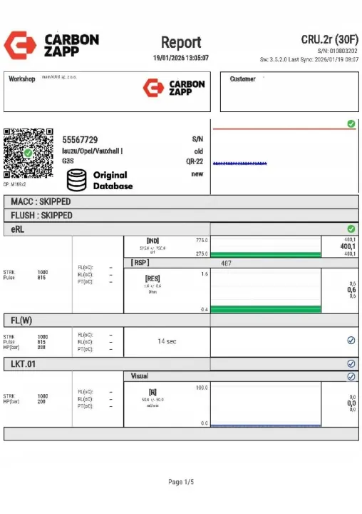 Inyector OEM 55567729 para Opel Astra IV 1.7 CDTI image 3