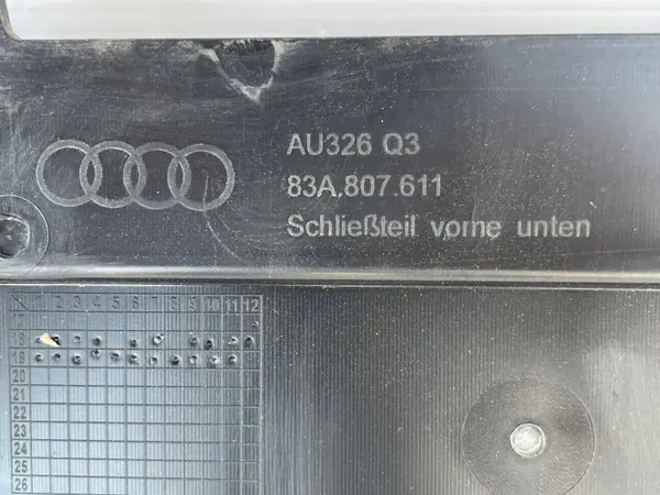 Sous-cache pare-chocs avant Audi Q3 83A OEM 83A807611 image 6